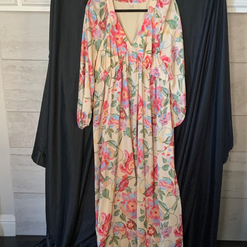 Skies Are Blue Vibrant Floral Maxi Dress